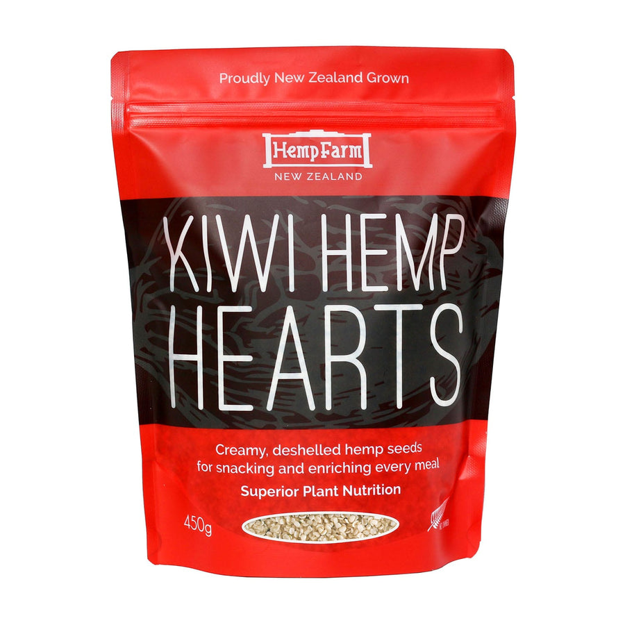 Kiwi Hemp Hearts, Deshelled Hemp Seeds – 450g