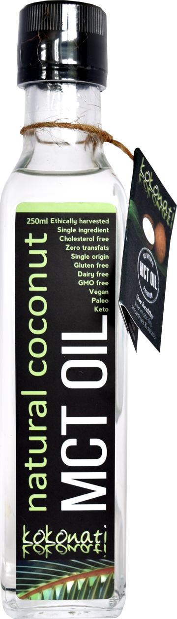 Organic Natural Coconut MCT Oil Brain Fuel - 250ml