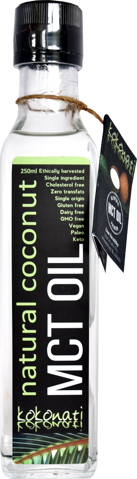Organic Natural Coconut MCT Oil Brain Fuel - 250ml